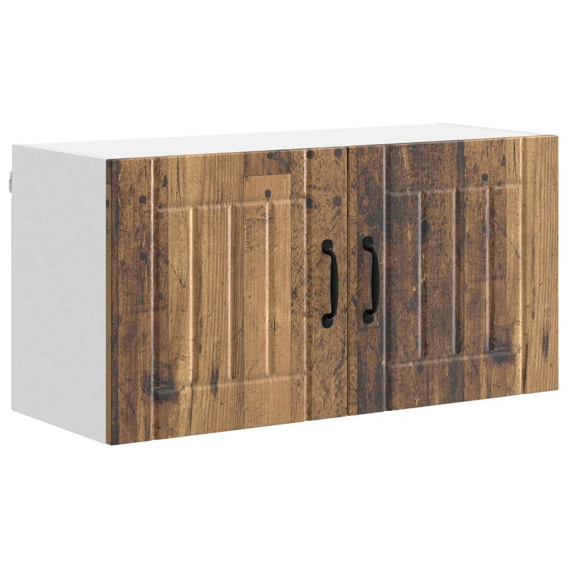 Armoire de cuisine rectangulaire moderne rangement pratique 80 x 31 x 40 cm en bois d'ingénierie bois ancien 02_0053961