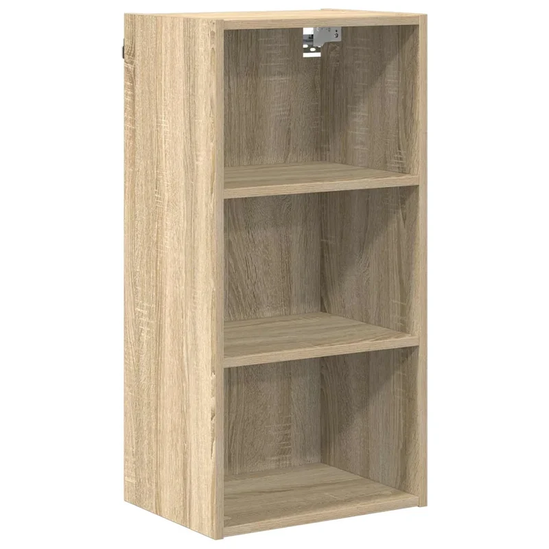 Armoire suspendue moderne avec grand espace de stockage 40 x 29,5 x 80 cm en bois d'ingénierie chêne sonoma 02_0053483
