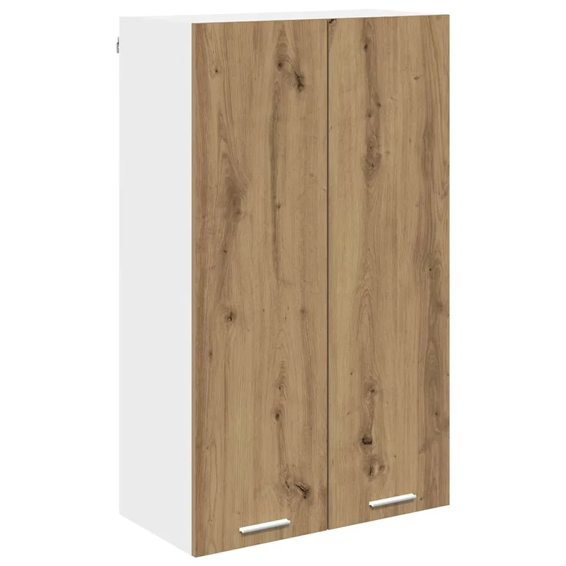 Armoire suspendue moderne espace de rangement 60 x 31 x 100 cm en bois d'ingénierie chêne artisanal 02_0053400