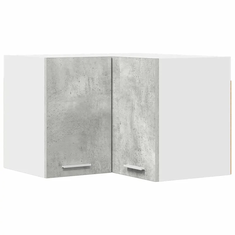 Armoire suspendue moderne design contemporain espace de rangement 57 x 57 x 40 cm en bois d'ingénierie gris 02_0053236
