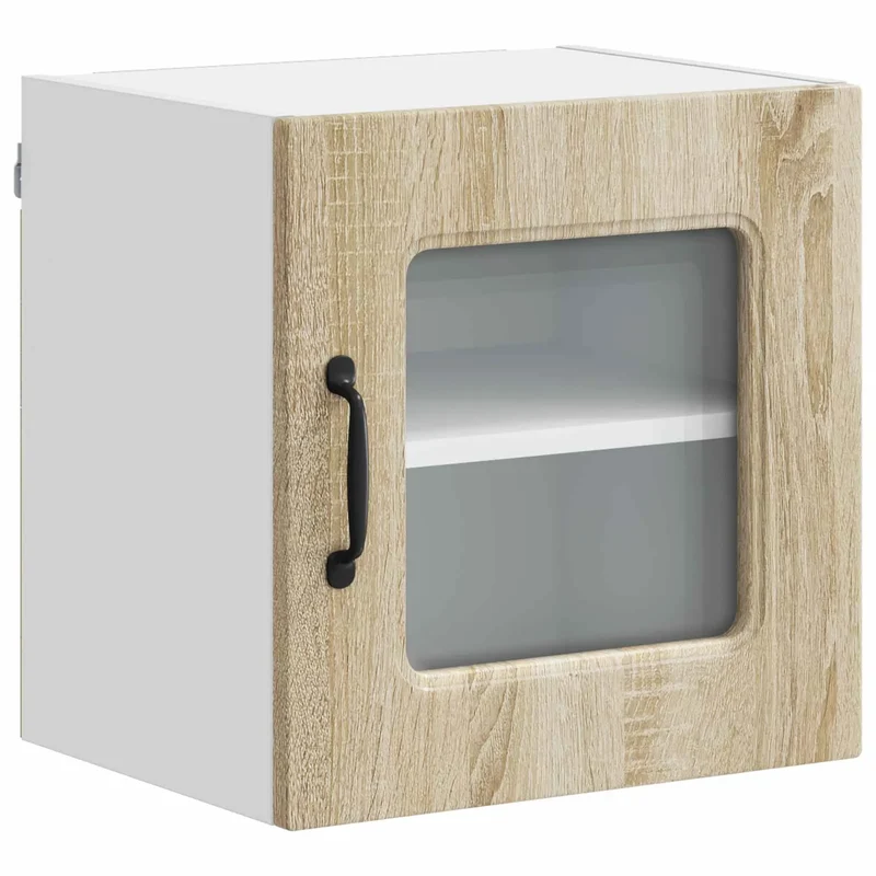 Armoire de cuisine rectangulaire espace de rangement moderne 40 x 31 x 40 cm en bois d'ingénierie chêne sonoma 02_0053517