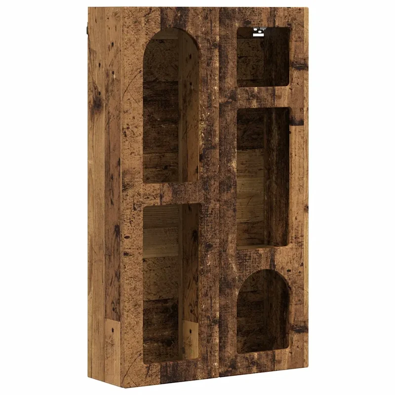 Armoire suspendue moderne 59 x 20 x 100 cm avec grand espace de stockage style minimaliste en bois ancien 02_0054798