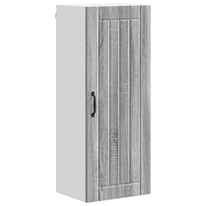 Armoire de cuisine design moderne rangement pratique 40 x 31 x 100 cm en bois d'ingénierie gris sonoma 02_0054138