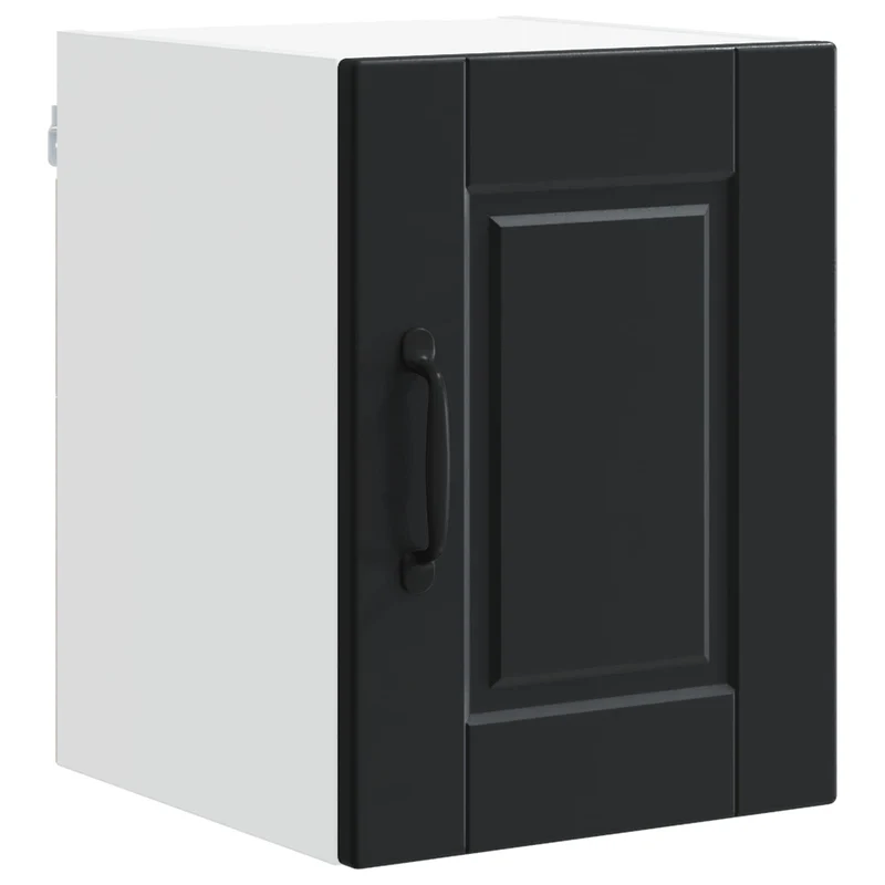 Armoire de cuisine moderne murale finition élégante 30 x 31 x 40 cm en bois d'ingénierie noir 02_0054203