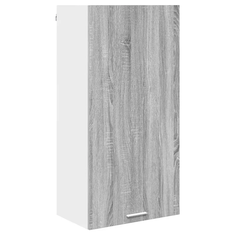Armoire suspendue moderne avec grand espace de stockage 50 x 31 x 100 cm en bois d'ingénierie gris sonoma 02_0053390
