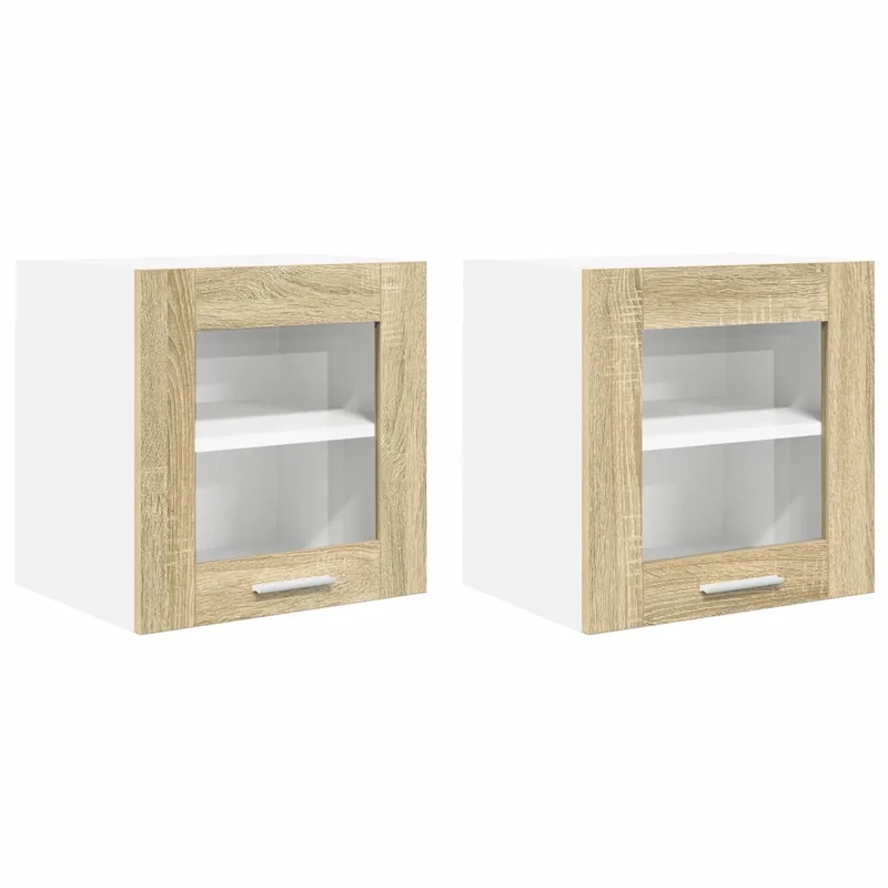 Armoire suspendue moderne 40 x 31 x 40 cm grand espace de rangement durable en bois d'ingénierie chêne sonoma 02_0053246