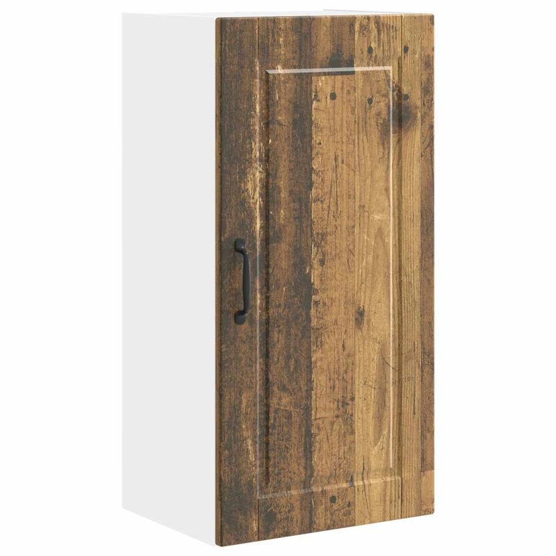 Armoire de cuisine murale moderne avec étagères 40 x 31 x 80 cm durable design en bois d'ingénierie bois ancien 02_0054377