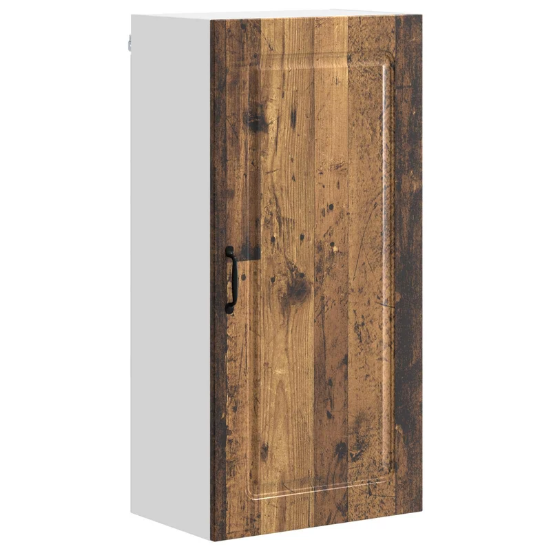 Armoire de cuisine rectangulaire moderne 50 x 31 x 100 cm grand espace de rangement minimaliste en bois ancien 02_0053811
