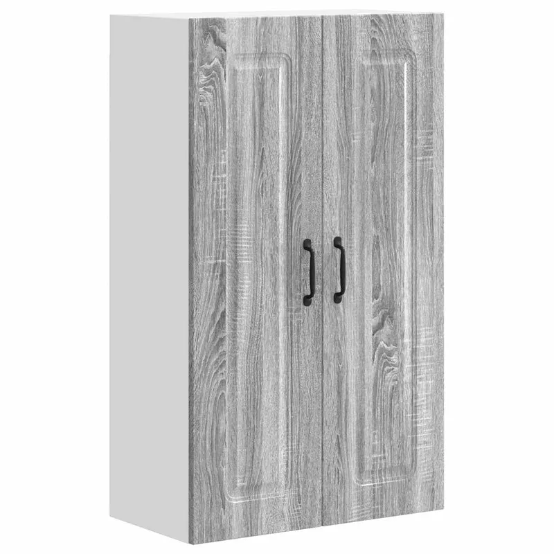 Armoire de cuisine rectangulaire avec grand espace de stockage 60 x 31 x 100 cm en bois gris sonoma 02_0053819