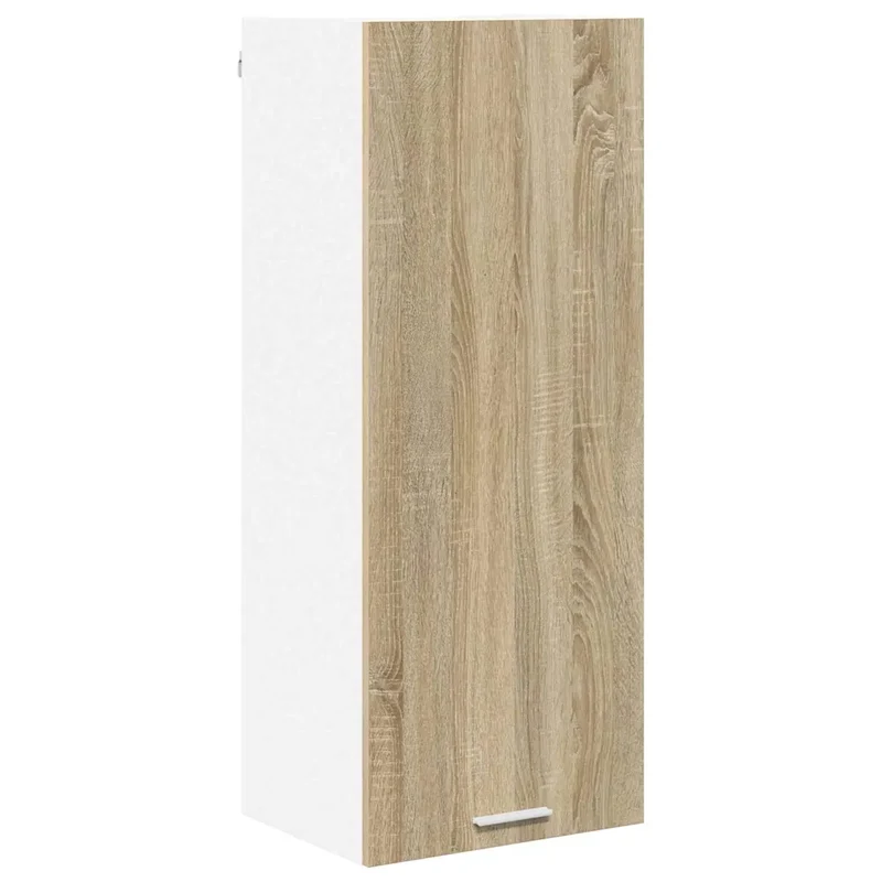 Armoire suspendue moderne rangement efficace 40 x 31 x 100 cm en bois d'ingénierie chêne sonoma 02_0053379