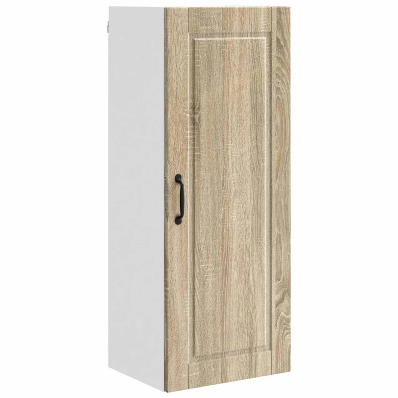 Armoire murale de cuisine moderne avec étagères 40 x 31 x 100 cm usage intérieur en bois d'ingénierie chêne sonoma 02_0054457