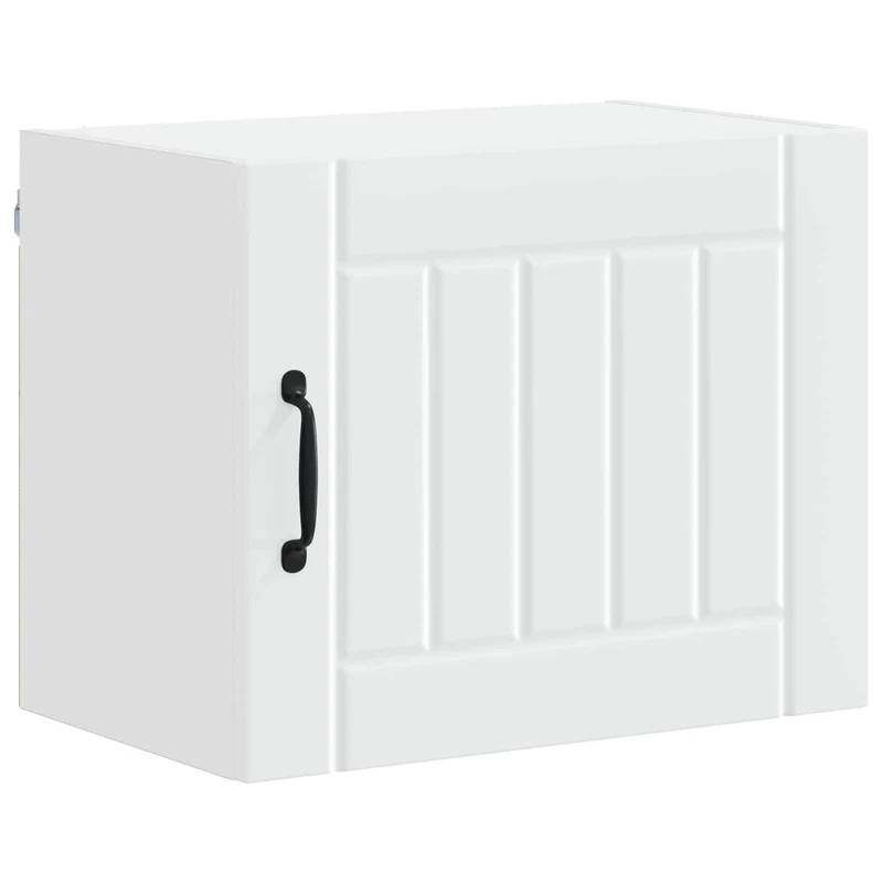 Armoire de cuisine moderne épurée 50 x 31 x 40 cm en bois d'ingénierie blanc 02_0053923