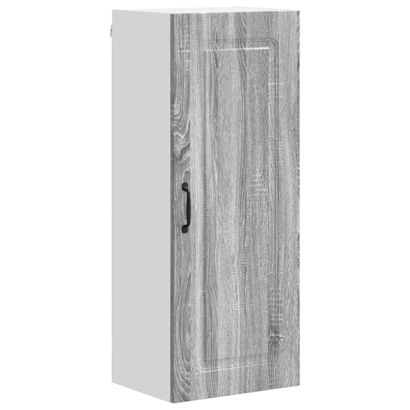 Armoire de cuisine rectangulaire rangement spacieux style moderne 40 x 31 x 100 cm en bois d'ingénierie gris sonoma 02_0053799