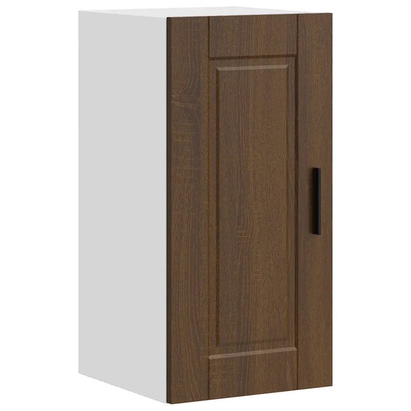 Armoire murale de cuisine moderne pratique rangement 30 x 31 x 60 cm en bois d'ingénierie chêne marron 02_0050329