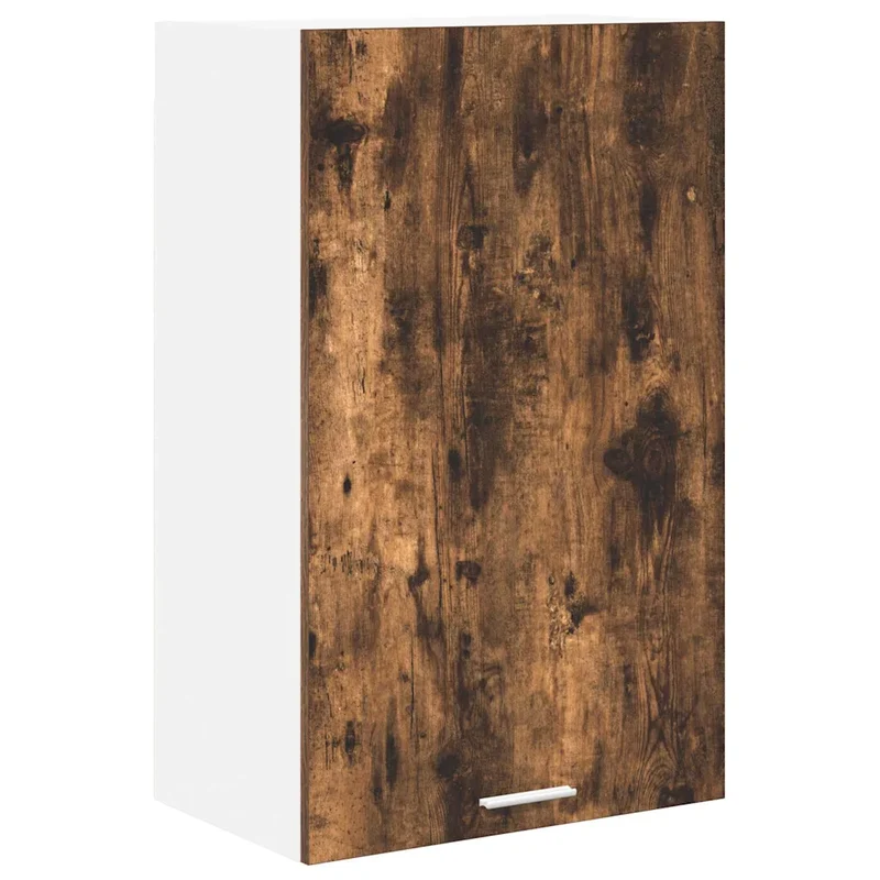 Armoire suspendue moderne design épuré rangement spacieux 50 x 31 x 80 cm en bois d'ingénierie blanc 02_0053309