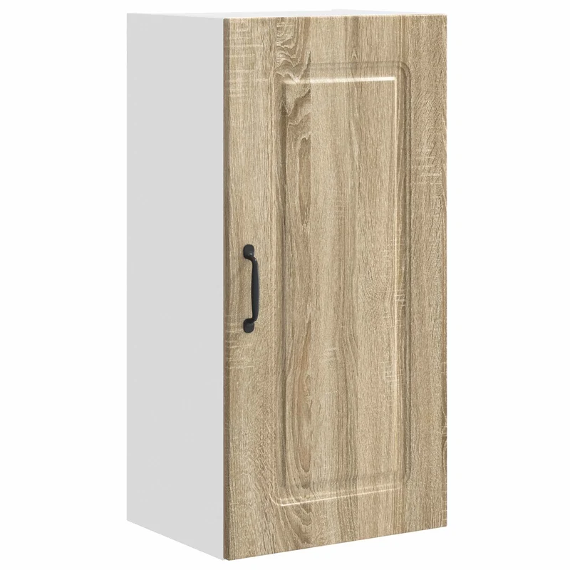 Armoire de cuisine rectangulaire design épuré rangement spacieux 40 x 31 x 80 cm en bois d'ingénierie chêne sonoma 02_0053705