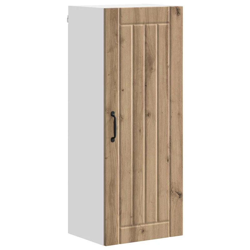 Armoire de cuisine moderne fonctionnelle minimaliste 40 x 31 x 100 cm en bois d'ingénierie chêne artisanal 02_0054141