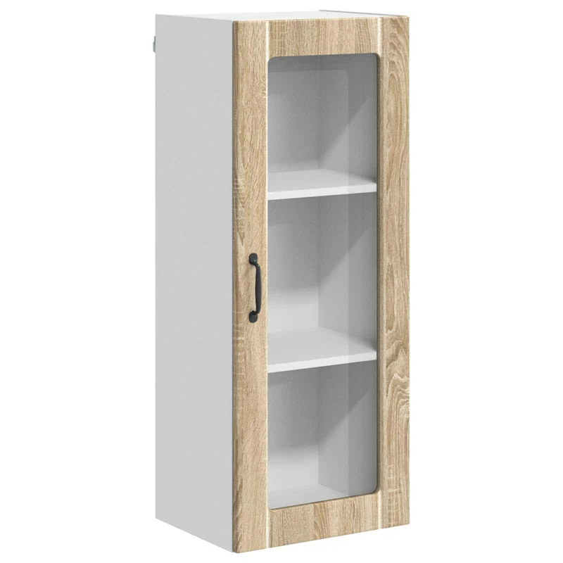 Armoire de cuisine rectangulaire moderne avec rangements pratiques 40 x 31 x 100 cm en bois d'ingénierie chêne sonoma 02_0054114