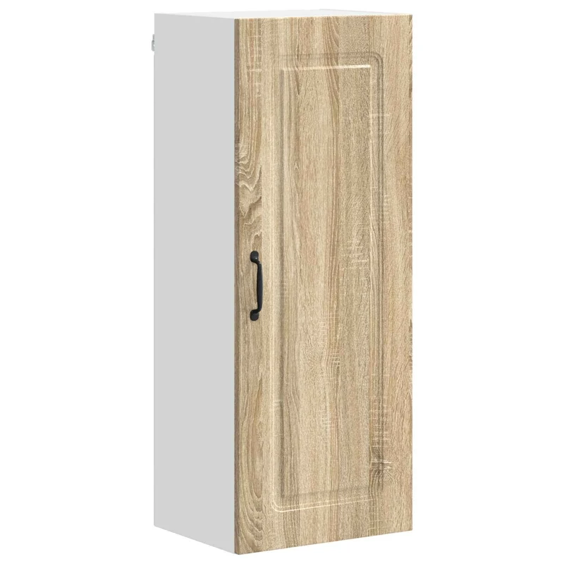Armoire de cuisine rectangulaire moderne 40 x 31 x 100 cm grand espace de stockage design épuré en bois d'ingénierie chêne sonoma 02_0053795