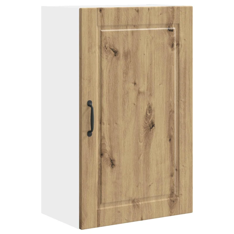 Armoire de cuisine murale moderne avec étagères 50 x 31 x 80 cm en bois d'ingénierie chêne artisanal 02_0054387