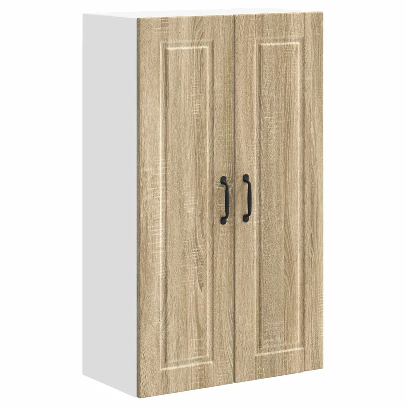 Armoire de cuisine murale moderne rangement pratique 60 x 31 x 100 cm en bois d'ingénierie chêne sonoma 02_0054477