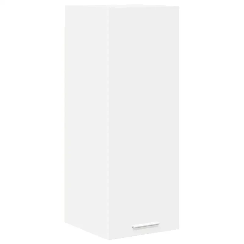 Armoire suspendue moderne avec grand espace de stockage 30 x 31 x 80 cm en bois d'ingénierie blanc 02_0053281