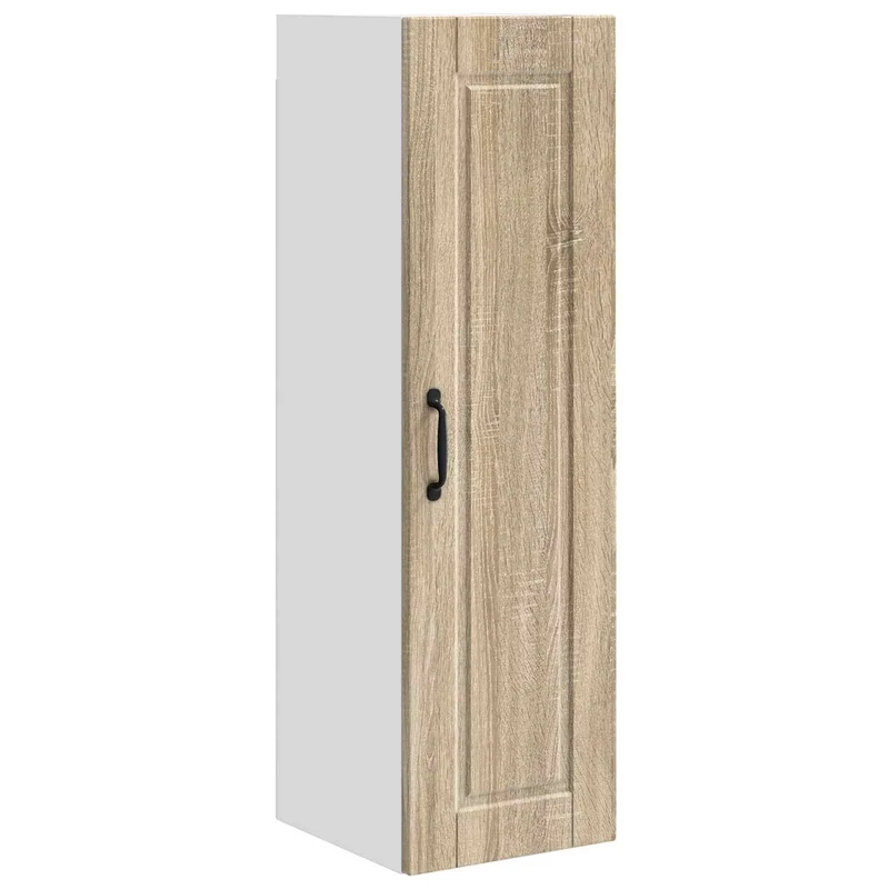 Armoire de cuisine murale moderne rangement pratique 30 x 31 x 100 cm en bois d'ingénierie chêne sonoma 02_0054449