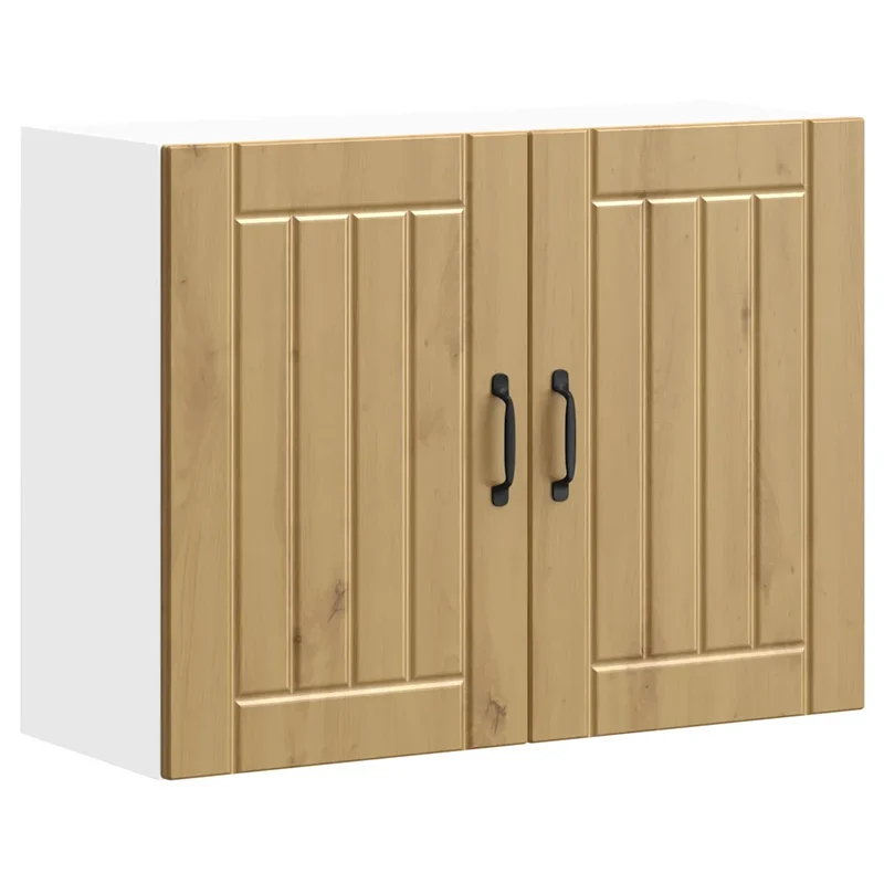 Armoire murale de cuisine Lucca design moderne 80 x 31 x 60 cm grand espace de rangement en bois d'ingénierie chêne artisanal 02_0050181