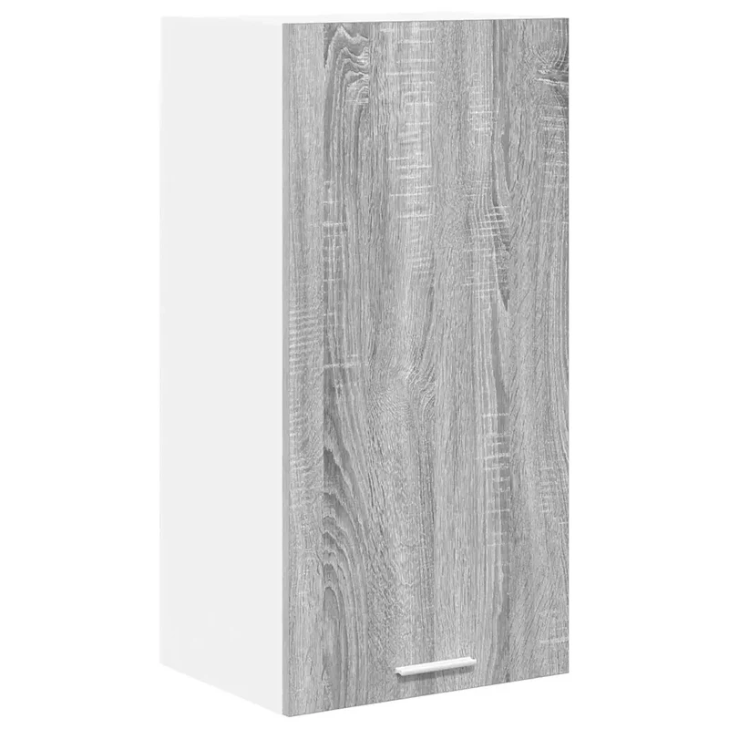 Armoire suspendue moderne pour cuisine rangement efficace 40 x 31 x 80 cm en bois d'ingénierie gris sonoma 02_0053302