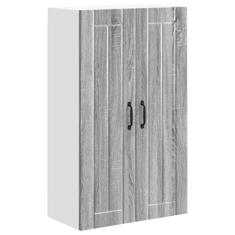 Armoire de cuisine moderne fonctionnelle 60 x 31 x 100 cm rangement pratique style épuré en bois d'ingénierie gris sonoma 02_0054158
