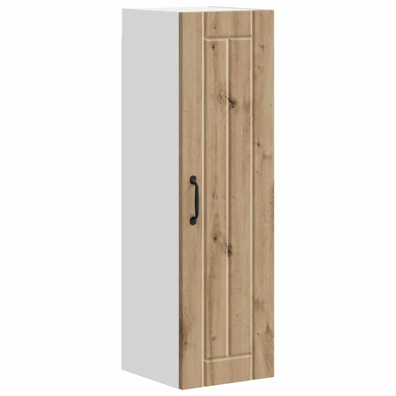 Armoire de cuisine moderne fonctionnelle rangement pratique 30 x 31 x 100 cm en bois d'ingénierie chêne artisanal 02_0054131