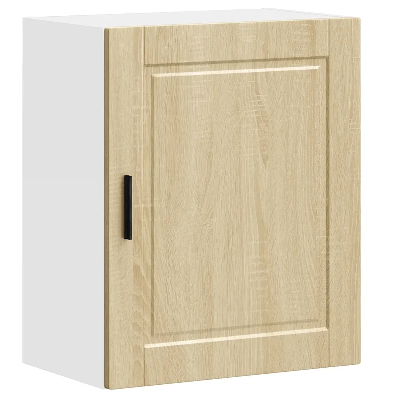 Armoire murale de cuisine design pratique 50 x 31 x 60 cm en bois d'ingénierie chêne sonoma 02_0050348