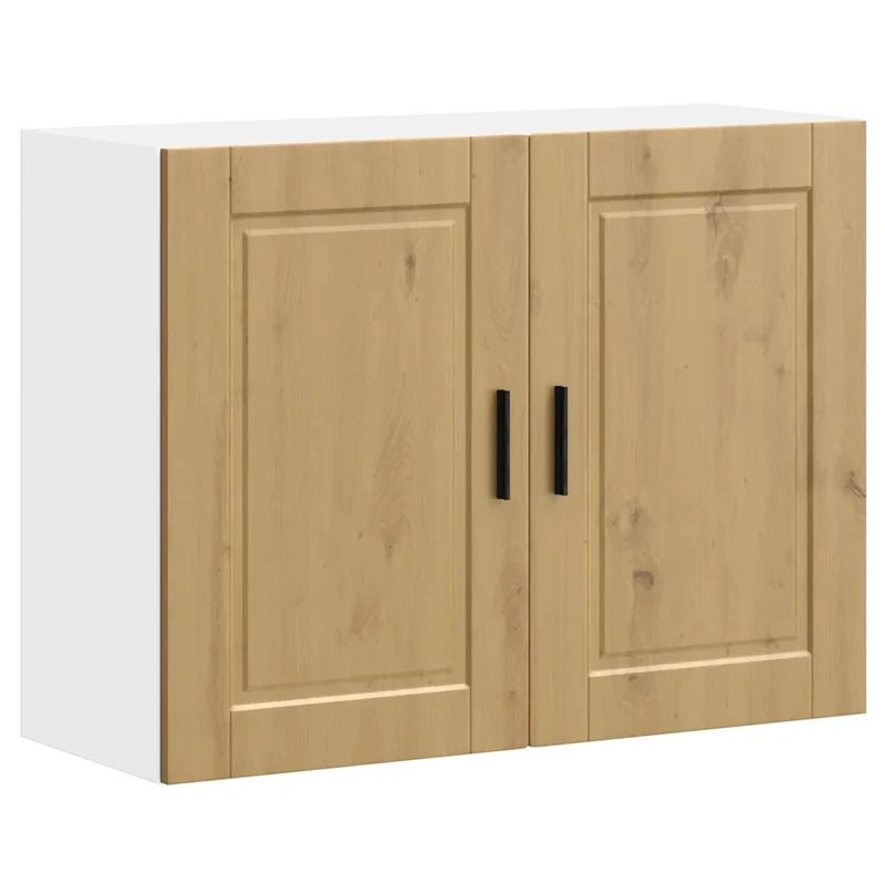 Armoire murale de cuisine moderne chêne artisanal 80 x 31 x 60 cm rangement pratique en bois d'ingénierie chêne 02_0050381