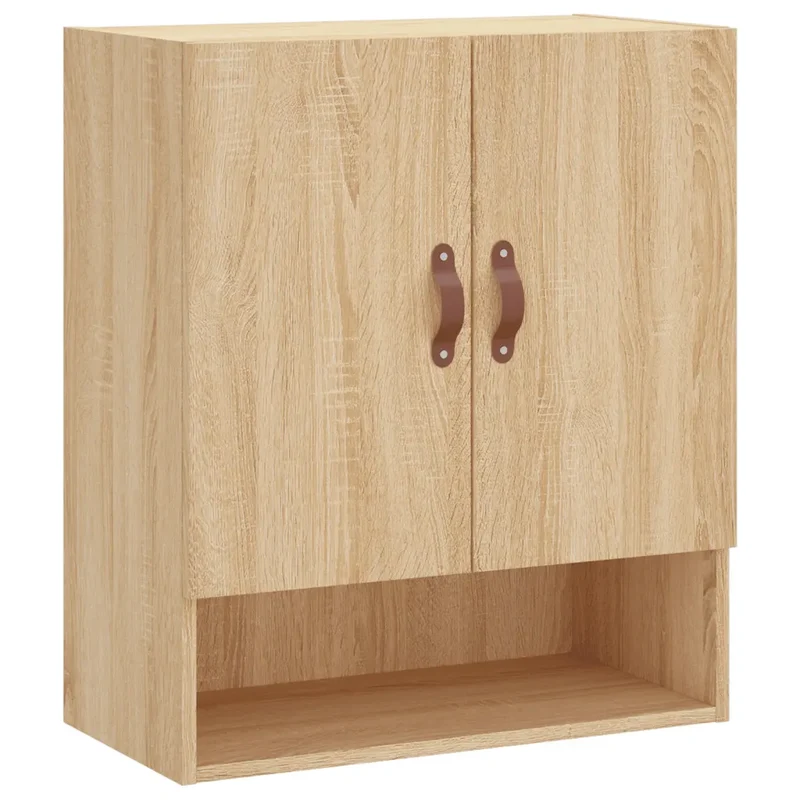 Armoire murale en bois d'ingénierie rangement pratique 60 x 31 x 70 cm design moderne en bois chêne sonoma 02_0048751