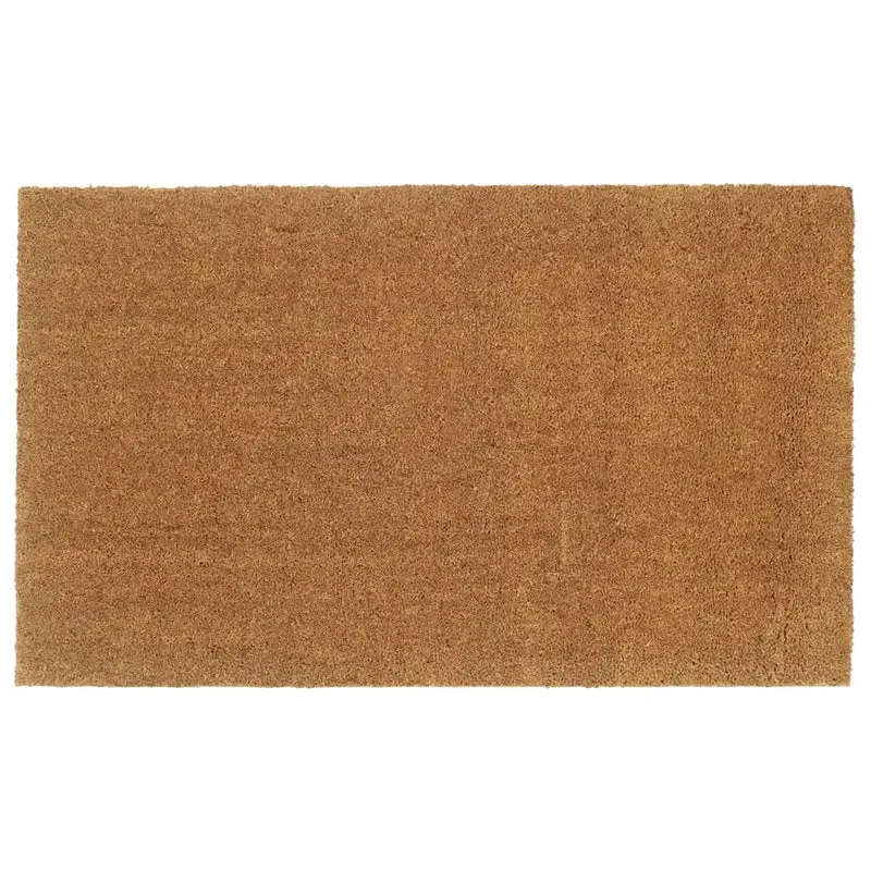 Tapis de porte naturel extérieur intérieur 90 x 150 cm antidérapant pratique en fibre de coco naturel 02_0046181