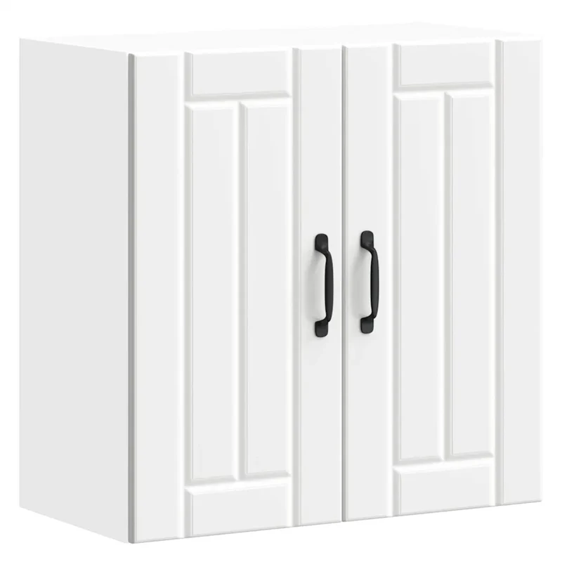 Armoire murale de cuisine optimisée pour rangement 60 x 31 x 60 cm en bois d'ingénierie blanc 02_0050162