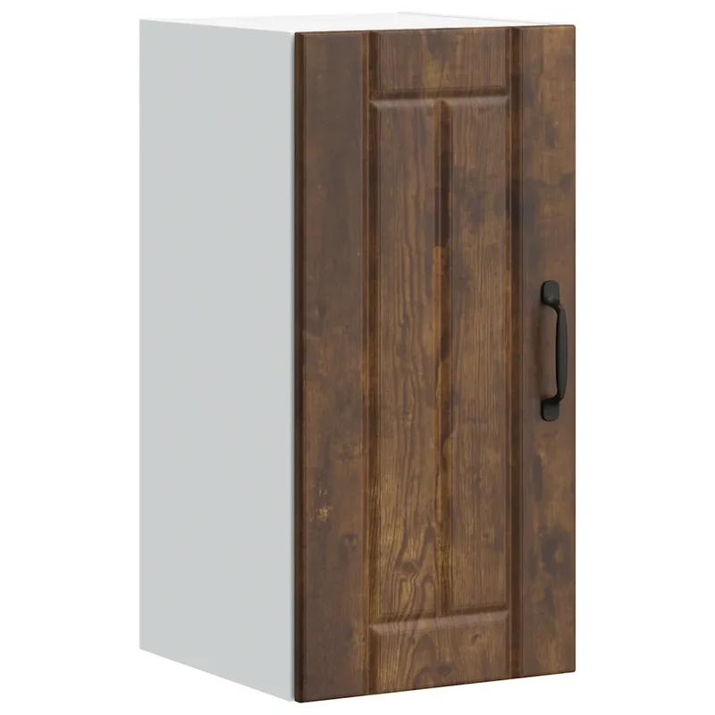 Armoires murales de cuisine Lucca 30 x 31 x 60 cm grand espace de rangement design moderne en bois d'ingénierie chêne fumé 02_0050137