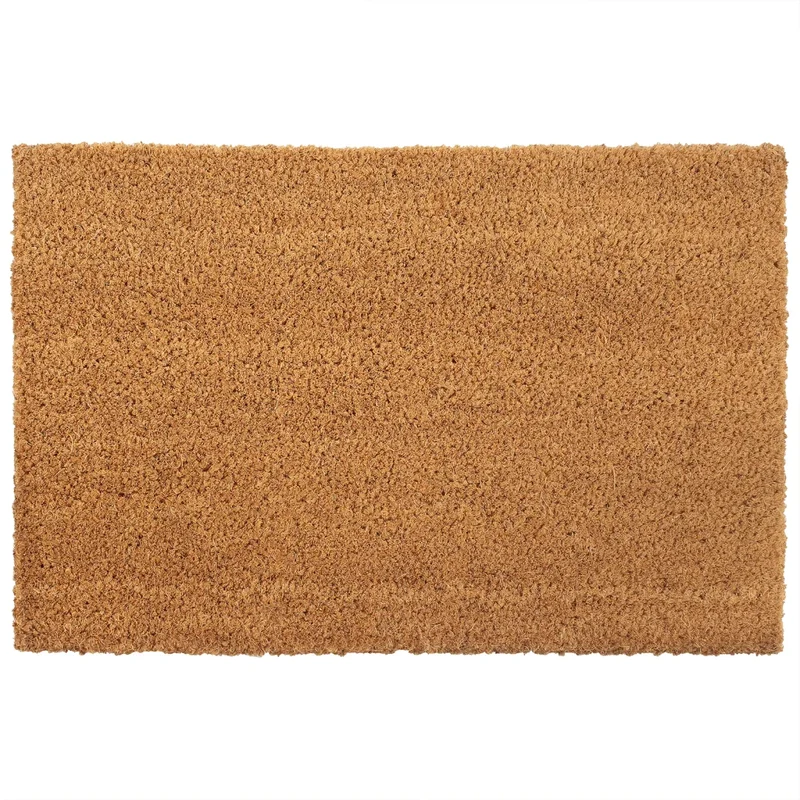 Tapis de porte touffeté antidérapant intérieur extérieur 50 x 80 cm en fibre de coco naturel 02_0046152