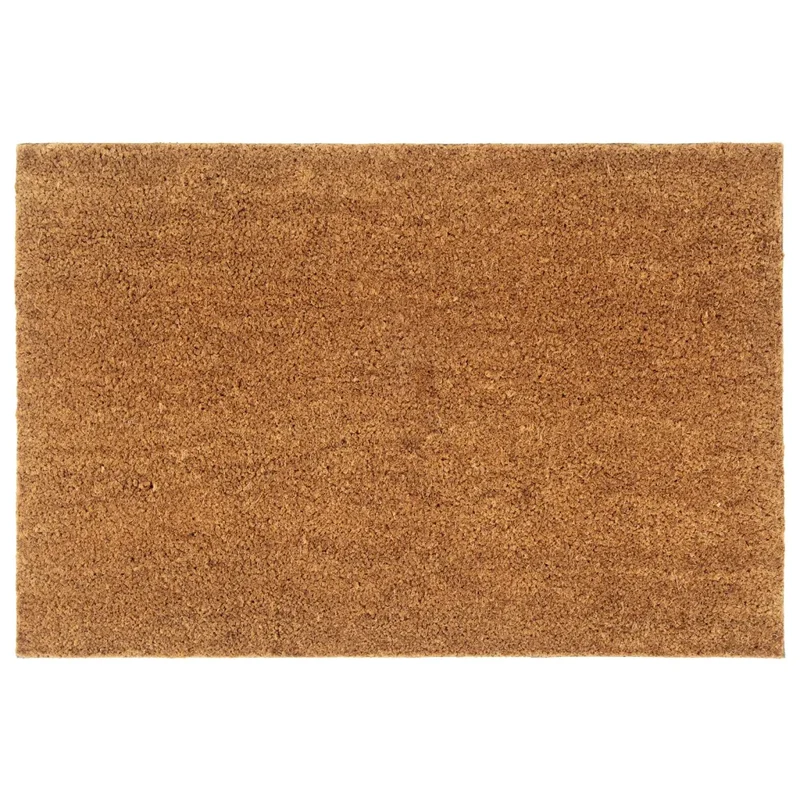 Tapis de porte touffeté antidérapant intérieur extérieur 60 x 90 cm en fibre de coco naturel 02_0046154