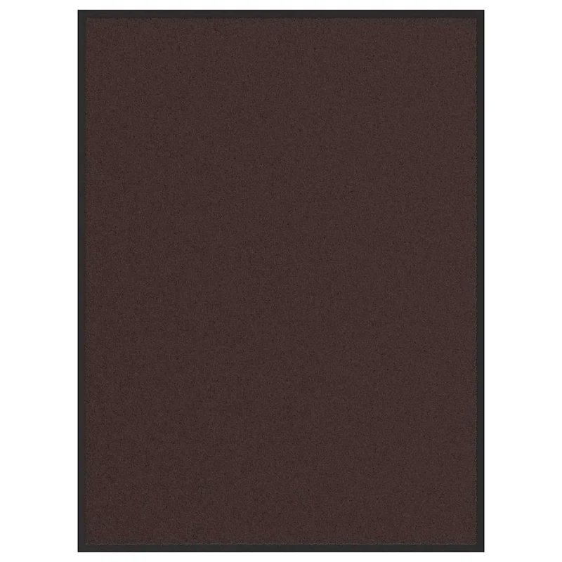 Paillasson marron absorbant souple 90 x 120 cm antidérapant moderne entrée en PP marron 02_0058174
