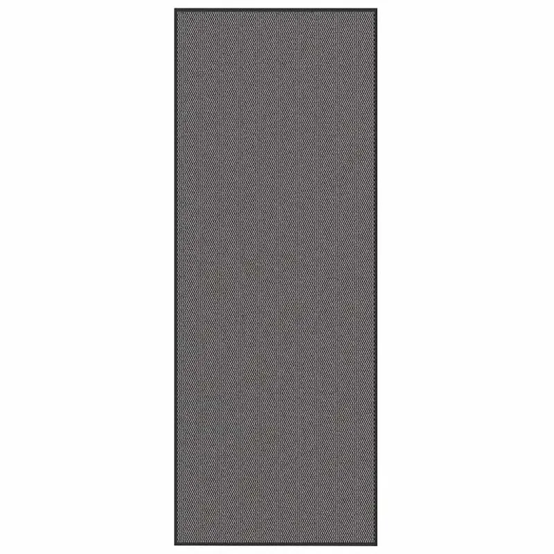 Paillasson anthracite antidérapant flexible 115 x 300 cm en PP anthracite 02_0058101