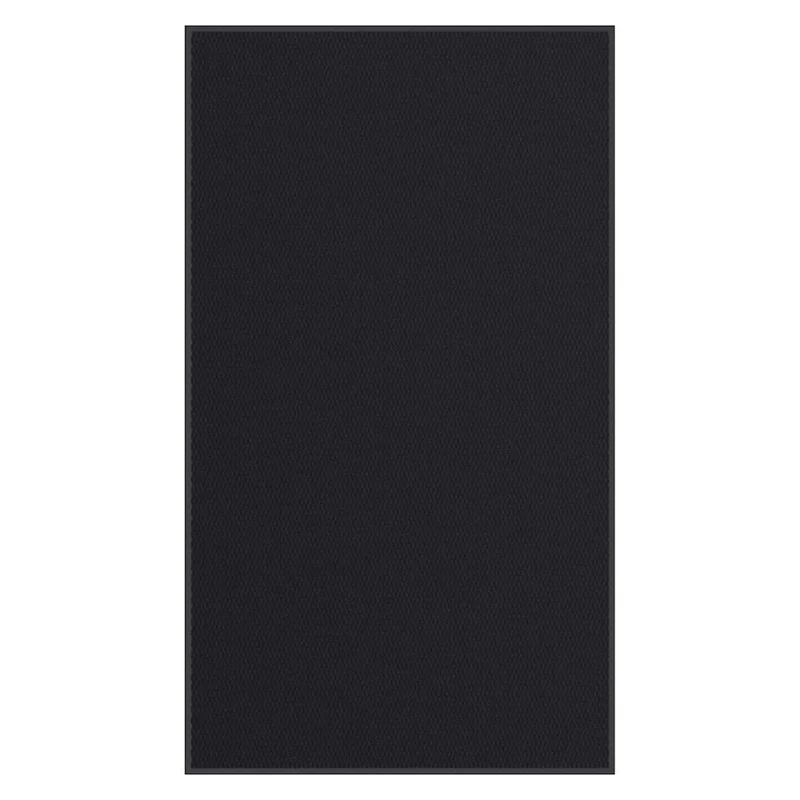 Paillasson noir antidérapant intérieur extérieur 115 x 200 cm en PP noir 02_0058111