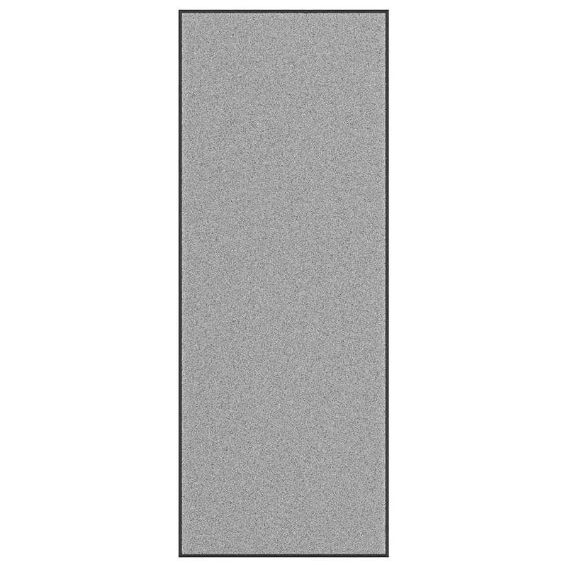 Paillasson antidérapant 115 x 300 cm facile à nettoyer et durable pour entrée foyer en PP gris 02_0058188