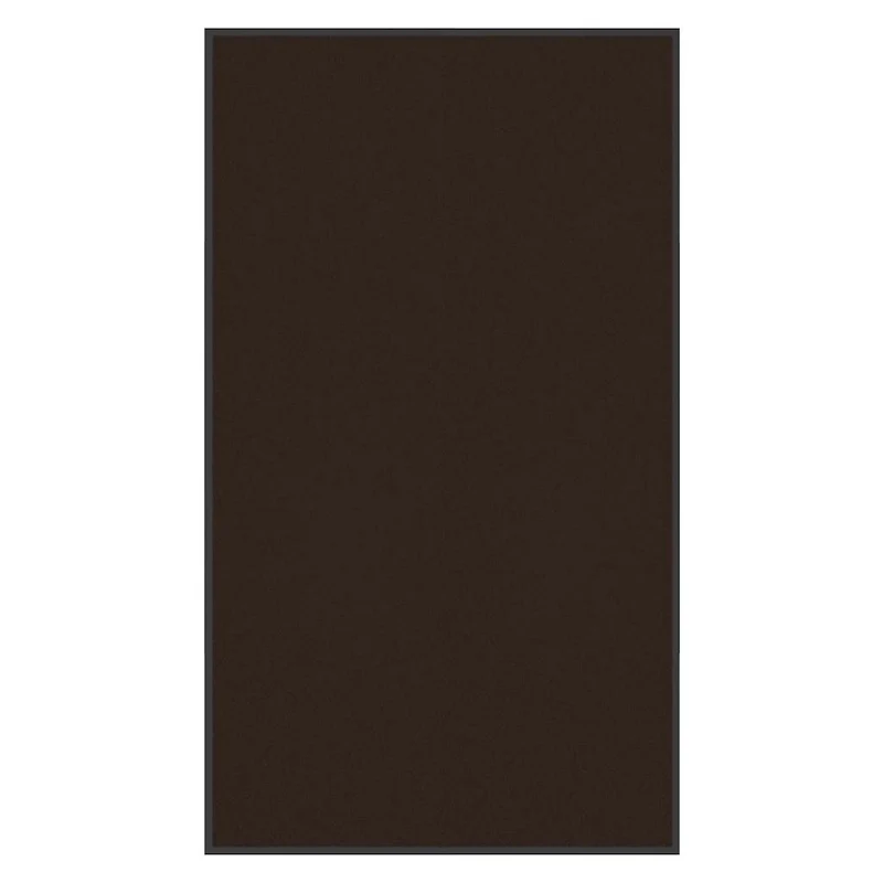 Paillasson antidérapant en intérieur extérieur 115 x 200 cm absorbant saleté design moderne en PVC marron 02_0058176