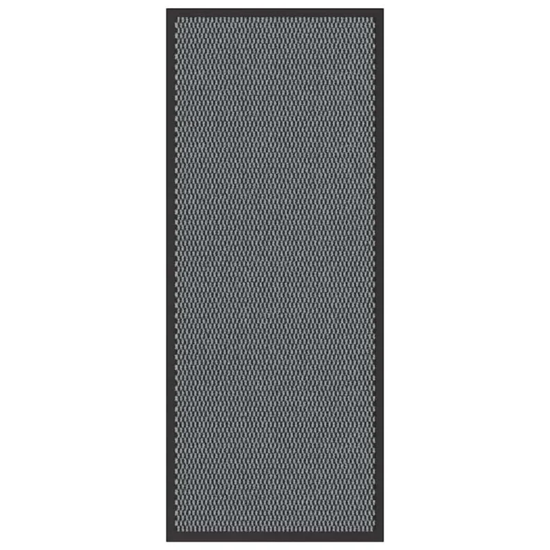 Paillasson flexible antidérapant intérieur extérieur 60 x 150 cm en polypropylène anthracite 02_0058095