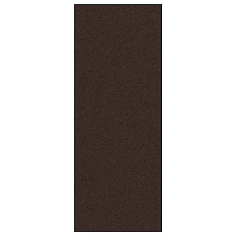 Paillasson marron antidérapant 115 x 300 cm durable design contemporain entrée en PP marron 02_0058177