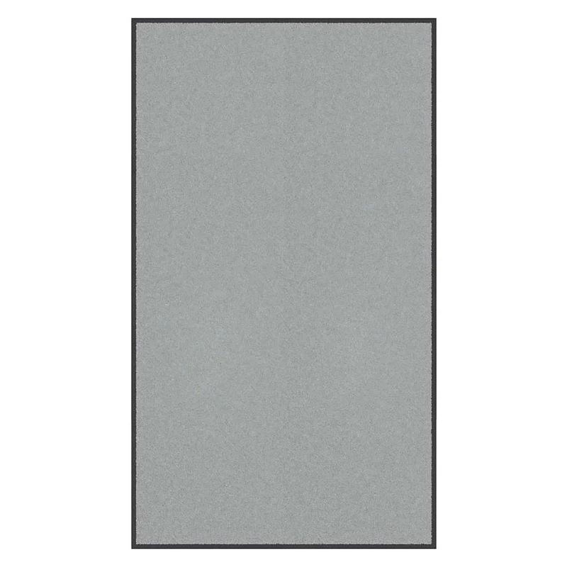 Paillasson gris antidérapant durable utilisation intérieure extérieure 115 x 200 cm en PP gris 02_0058187