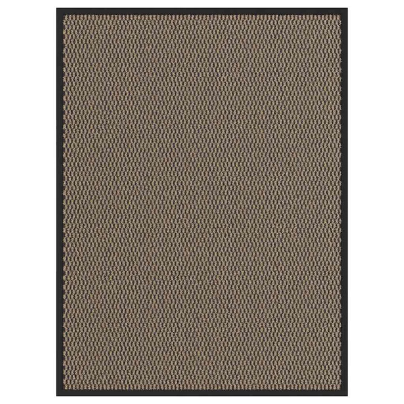 Paillasson antidérapant extérieur flexible 90 x 120 cm design moderne entrée en PP marron 02_0058131