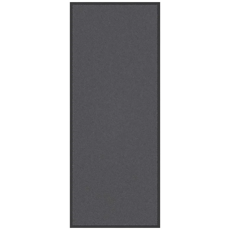 Paillasson antidérapant flexible intérieur extérieur 60 x 150 cm entretien facile en PP anthracite 02_0058160