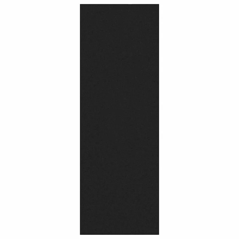 Tapis d'entrée rectangulaire moderne 120 x 350 cm antidérapant ambiance cosy en polyamide noir 02_0057964